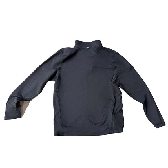 Nike Running Element Dri-Fit Quarter-Zip Gray Teal 1/4 Pullover Shirt Mens Sz XL - Picture 2 of 7